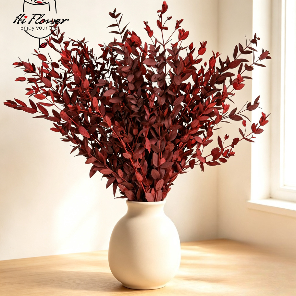 Florist Supply Vases - Natural Dried Flowers Eucalyptus Bouquet Boho