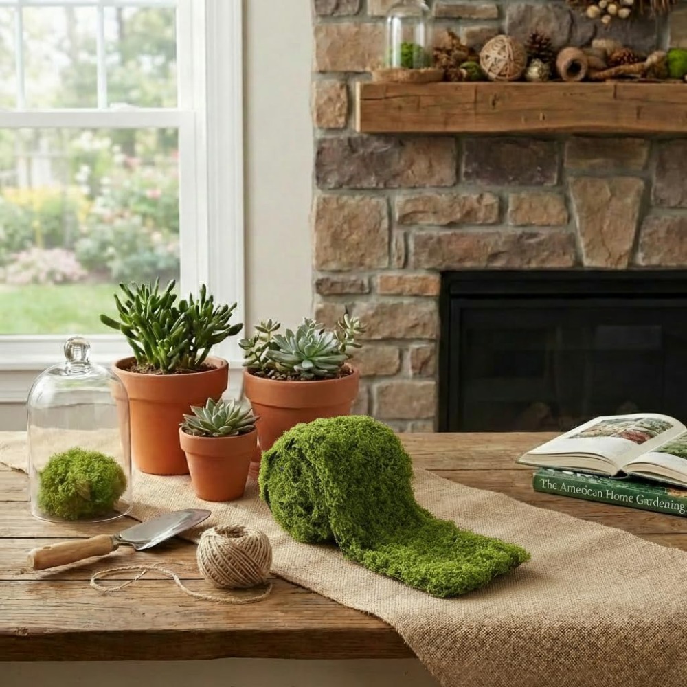 Fake Moss Mat,Artificial Moss  - Preserved Moss Sheet ulasan dan harga
