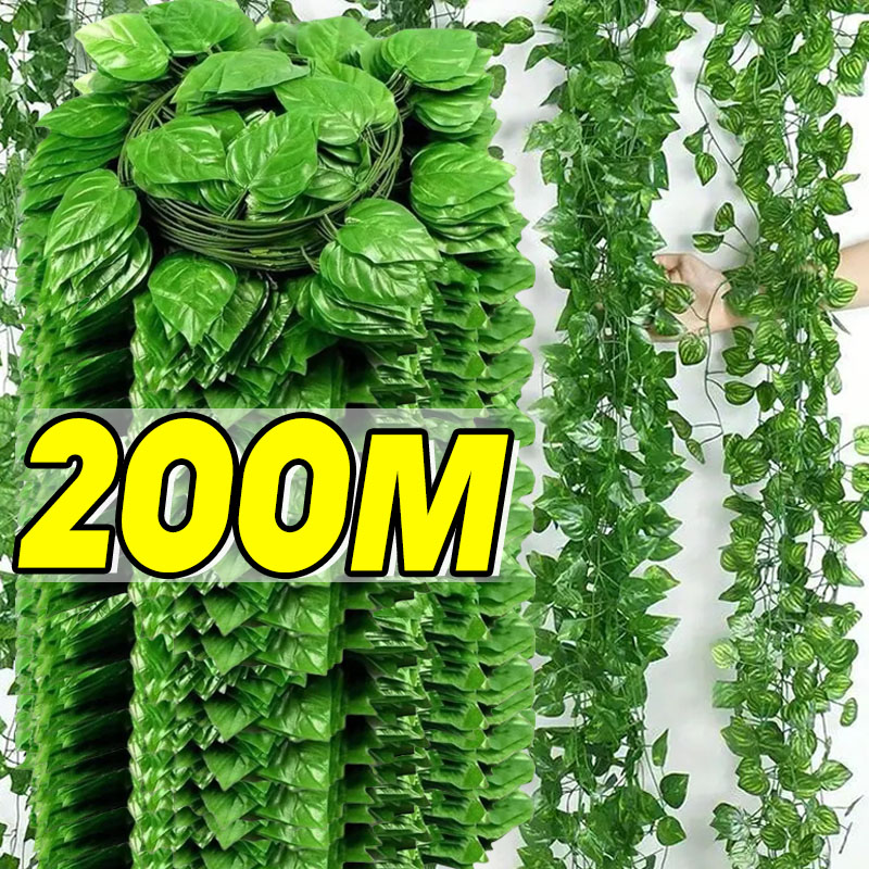 Artificial Green Ivy Leaf Ratt - Preserved Moss Sheet ulasan dan harga