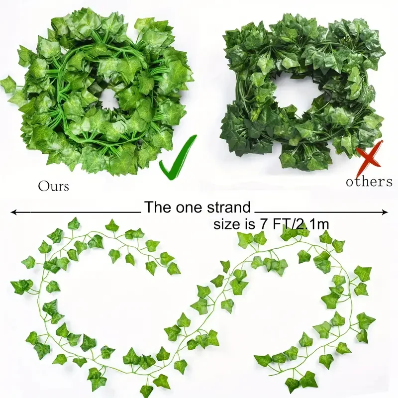 Artificial Green Ivy Leaf Ratt - Preserved Moss Sheet ulasan dan harga