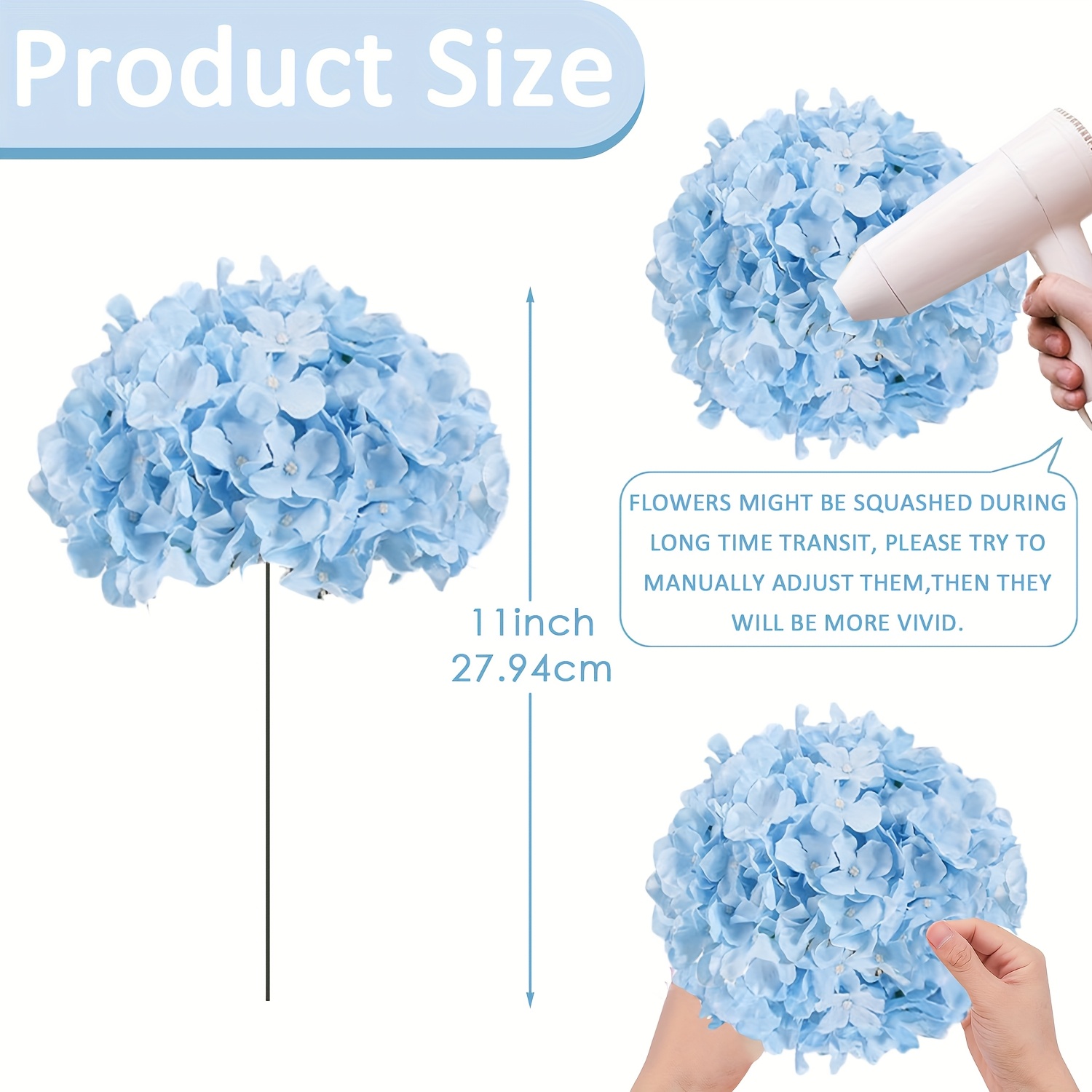 63pcs Artificial Hydrangea Flo - Florist Supply Bulk ulasan dan harga