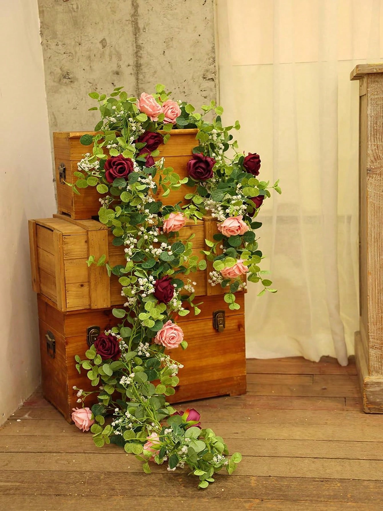 1pc 5.9FT Artificial Eucalyptu - Eucalyptus Preserved ulasan dan harga