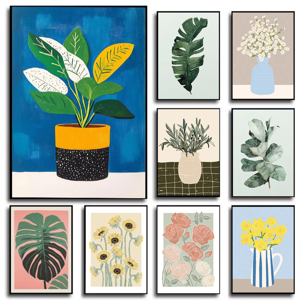 Garden Flower Vase Art Poster  - Florist Supply Vases ulasan dan harga