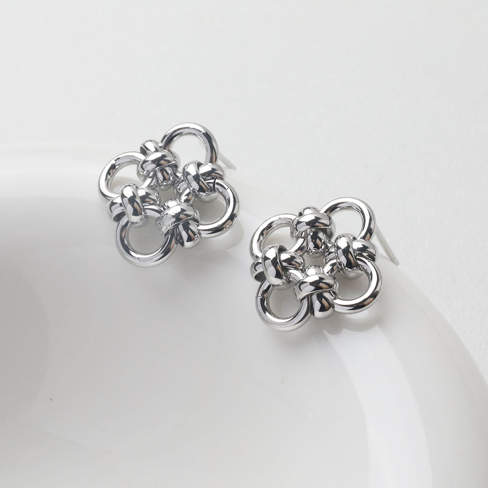4PCS Dainty Flower Ear Studs E - Supply Florist ulasan dan harga
