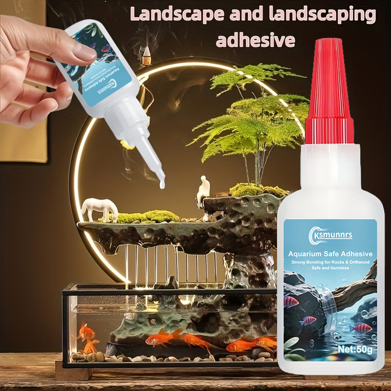 Aquarium Landscape Glue, Quick - Preserved Moss Sheet ulasan dan harga