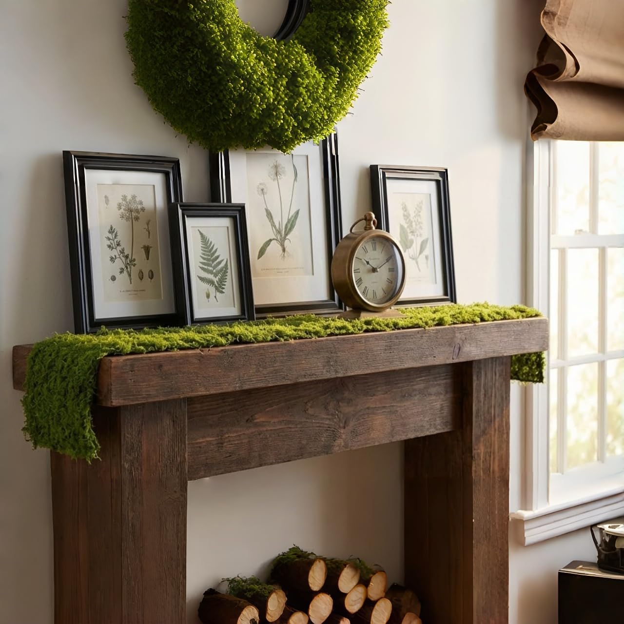 Artificial Moss Table Runner D - Preserved Moss Sheet ulasan dan harga