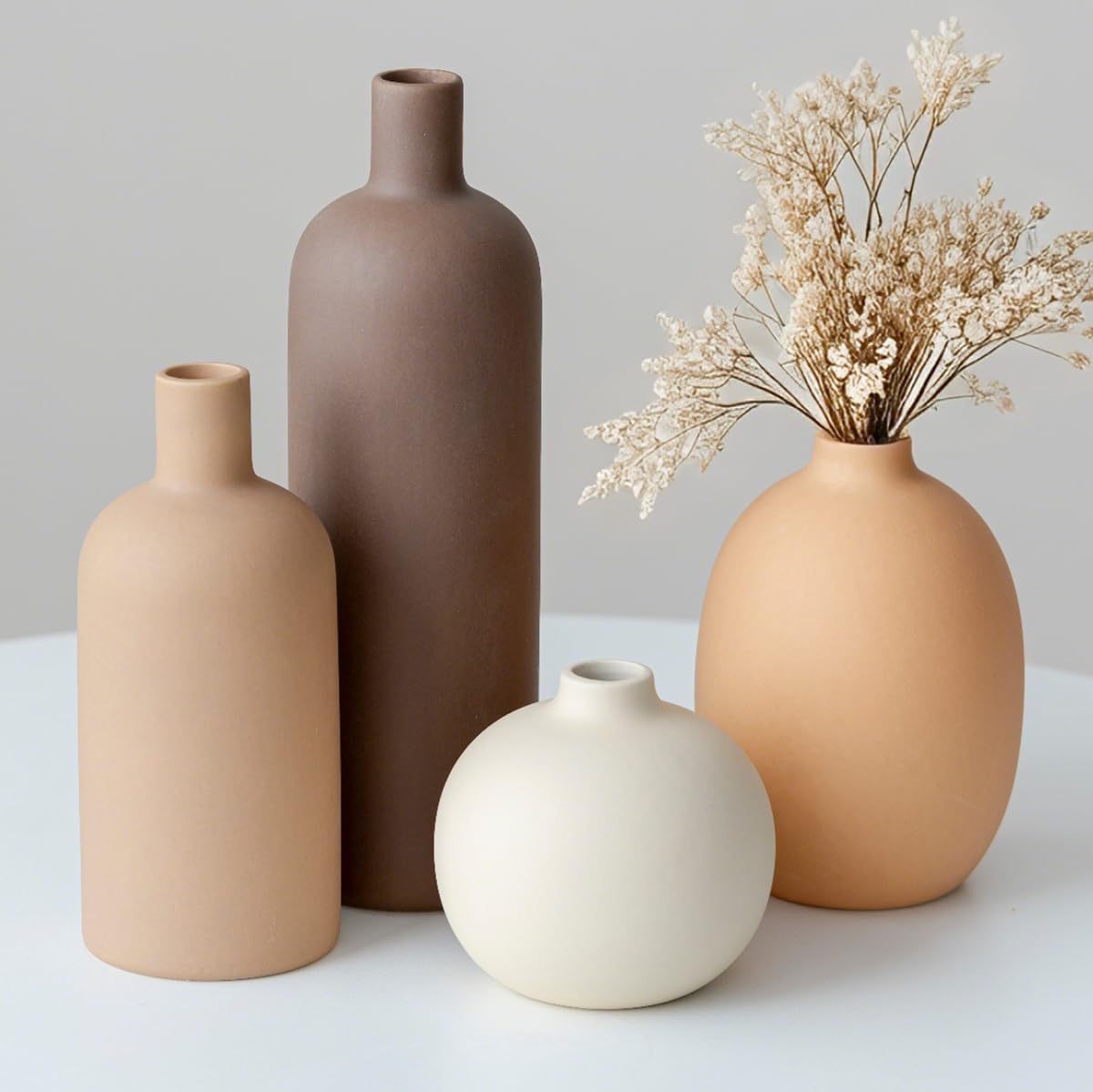 Nordic Morandi Matte Ceramic V - Eucalyptus Preserved ulasan dan harga