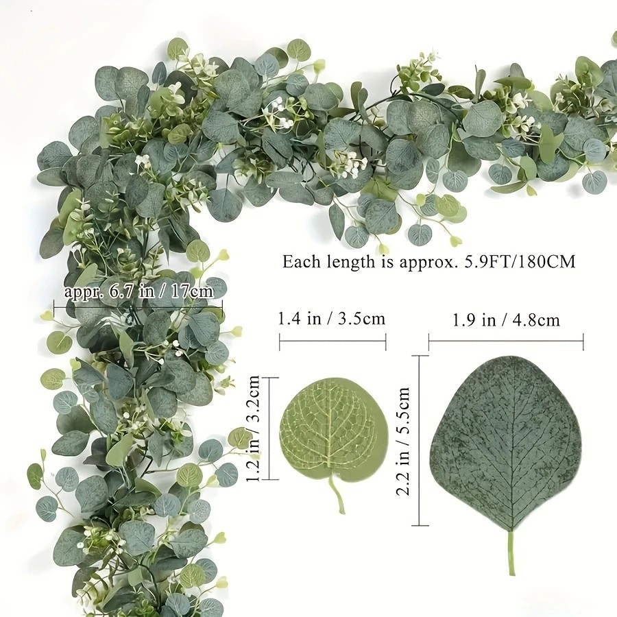 1Pc Artificial Eucalyptus Leav - Eucalyptus Preserved ulasan dan harga