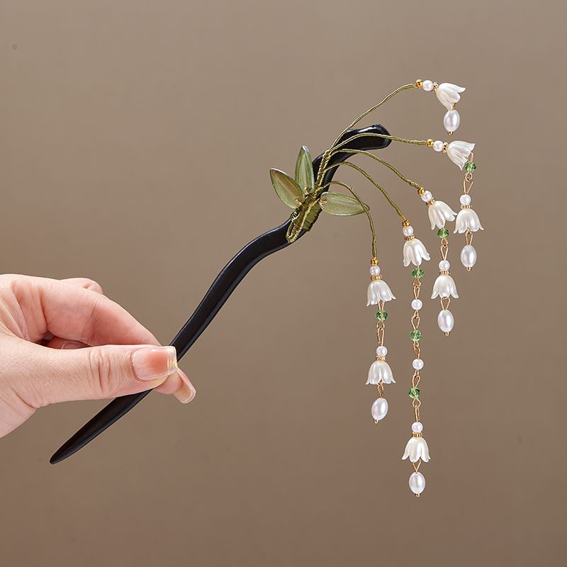 Wooden Flower Hairpin Vintage  - Supply Florist ulasan dan harga