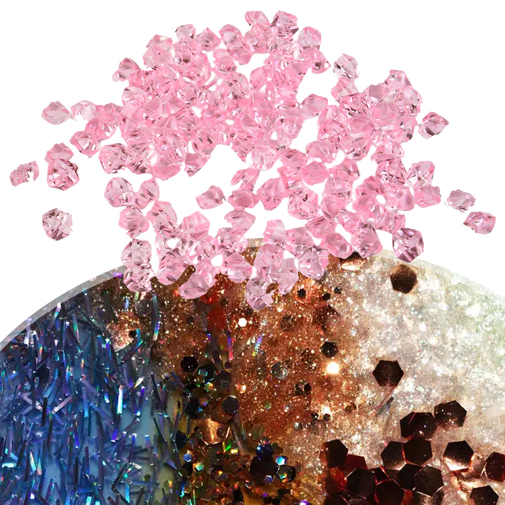200pcs/pack Acrylic Crystal Ge - Florist Supply Vases ulasan dan harga