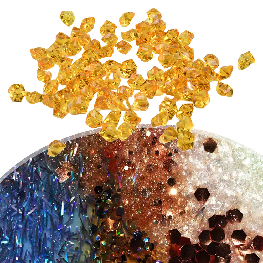 200pcs/pack Acrylic Crystal Ge - Florist Supply Vases ulasan dan harga