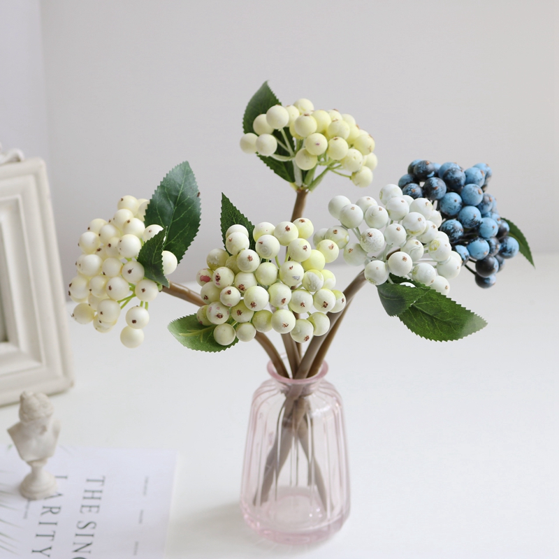 1Pcs Artificial Berry Stem Flo - Florist Supply Bulk ulasan dan harga