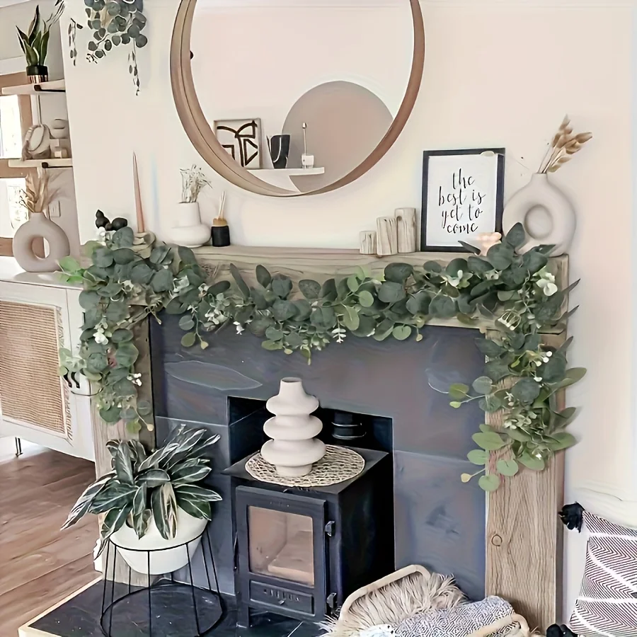 Artificial Eucalyptus Wreath F - Eucalyptus Preserved ulasan dan harga