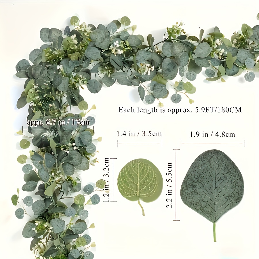 Artificial Eucalyptus Wreath F - Eucalyptus Preserved ulasan dan harga