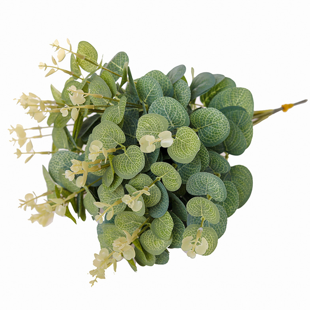20PCS Fake Plants Silk Eucalyp - Florist Supply Vases ulasan dan harga
