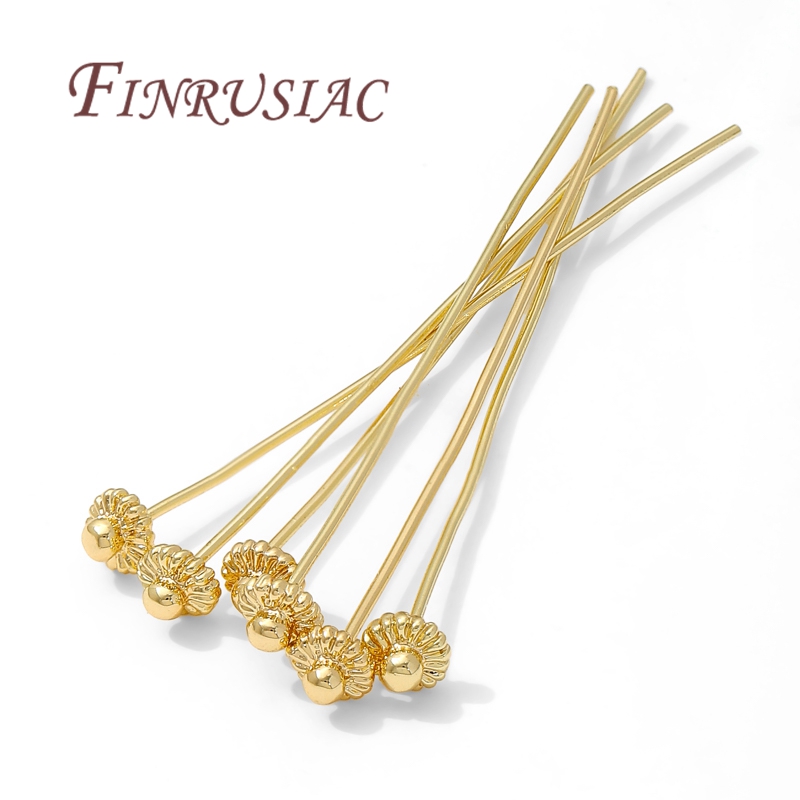 10/20Pcs/Lot 18K Gold-plated P - Supply Florist ulasan dan harga