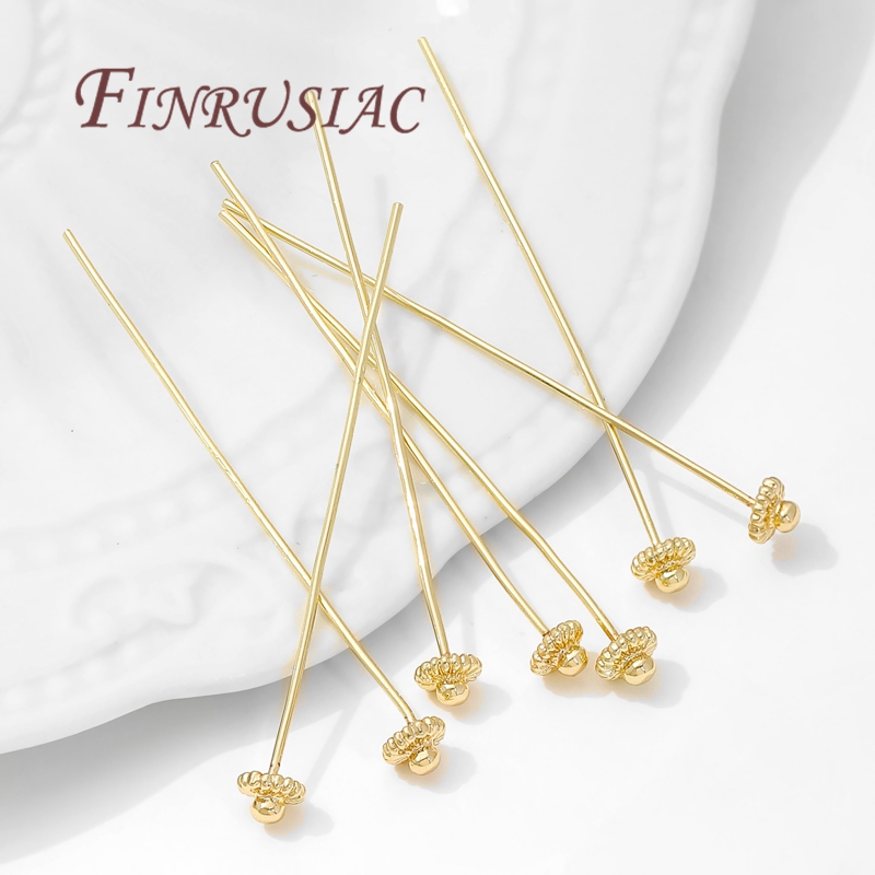 10/20Pcs/Lot 18K Gold-plated P - Supply Florist ulasan dan harga