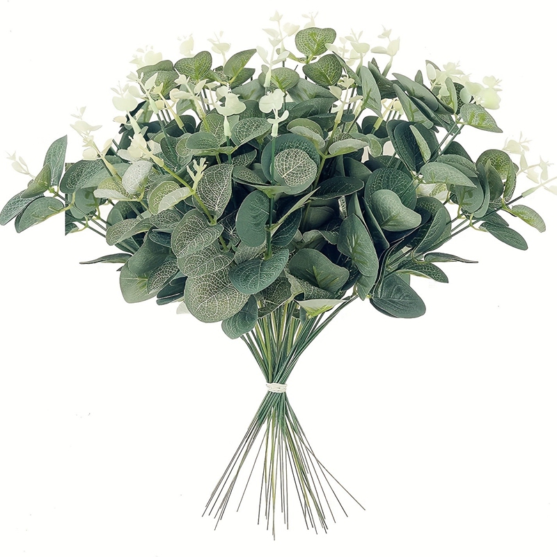 5/10/15Pcs Artificial Eucalypt - Eucalyptus Preserved ulasan dan harga