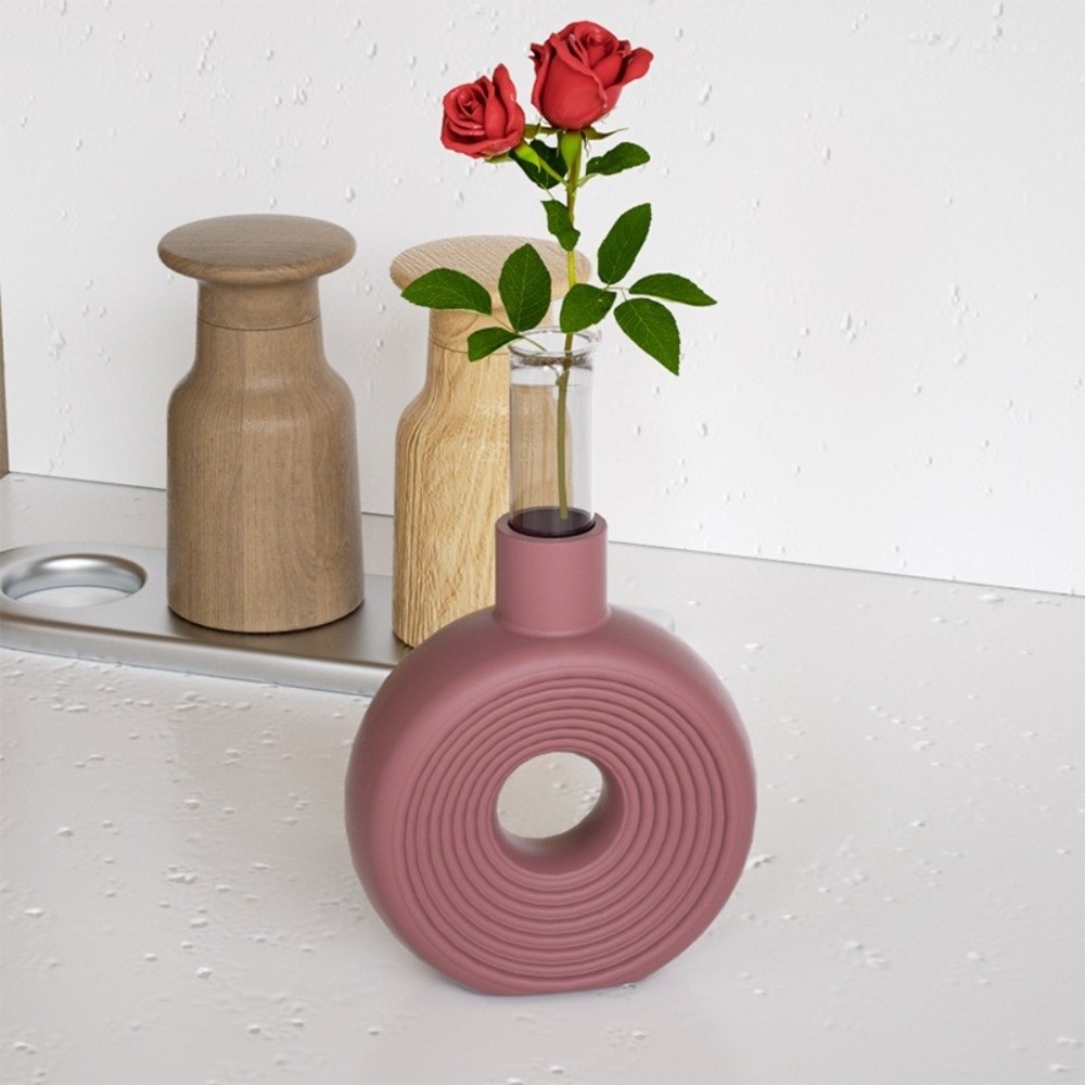 Oval Stripe Silicone Vase Mold - Florist Supply Vases ulasan dan harga