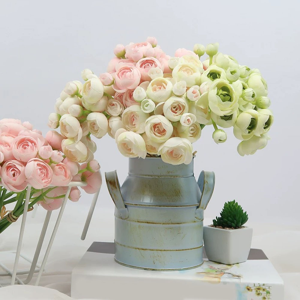 24 Pack Faux Silk Ranunculus F - Florist Supply Bulk ulasan dan harga