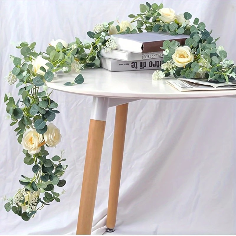 70inch Eucalyptus and Rose Gar - Eucalyptus Preserved ulasan dan harga