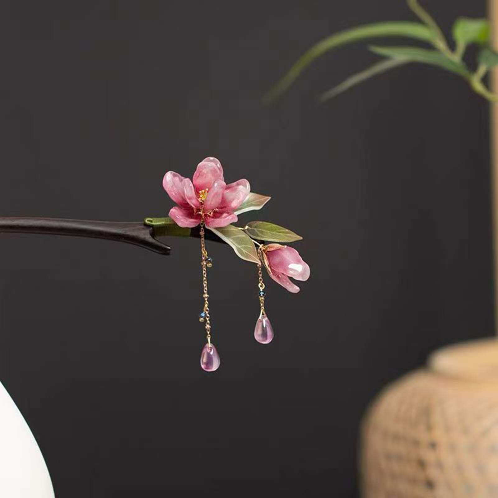 Floral Hair Stick Chinese Styl - Supply Florist ulasan dan harga