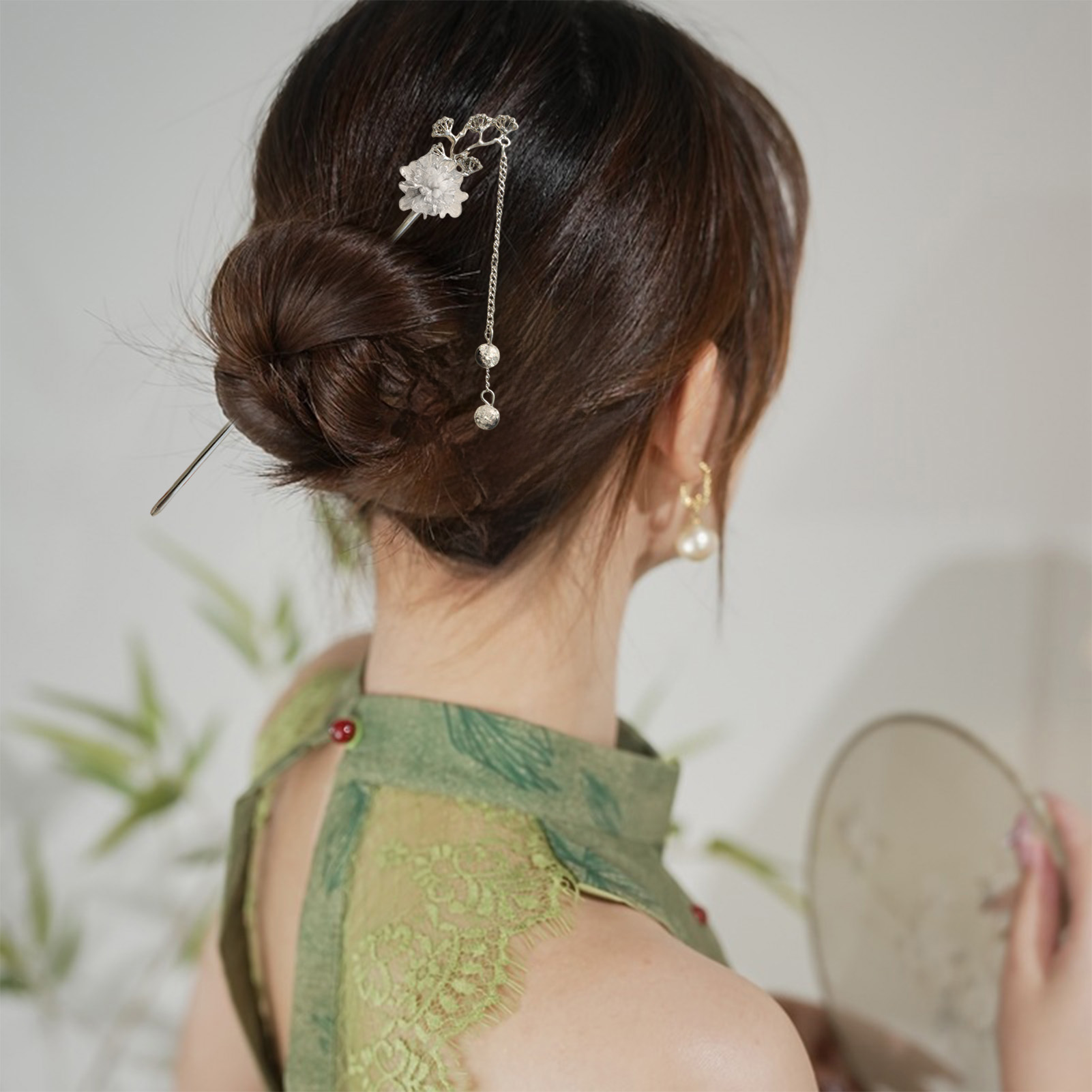 Elegant Flower Hair Sticks For - Supply Florist ulasan dan harga