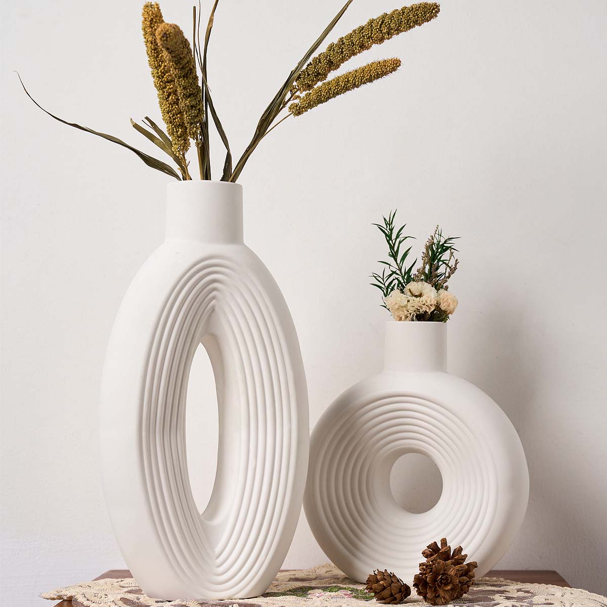 Nordic Stripe Vase Silicone Mo - Florist Supply Vases ulasan dan harga