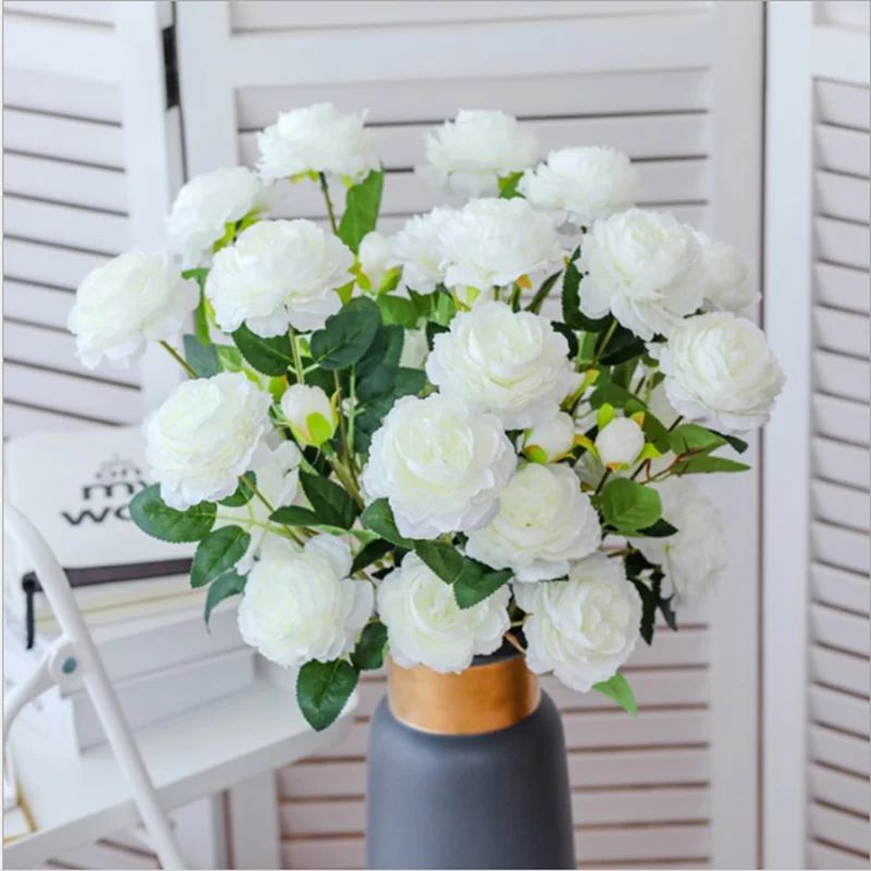 5/10pcs Long Stem Artificial R - Florist Supply Bulk ulasan dan harga