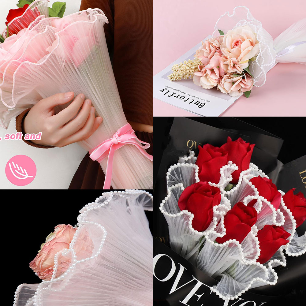 28cmX3.8Yds Flower Wrapping Pa - Florist Flower Supply ulasan dan harga