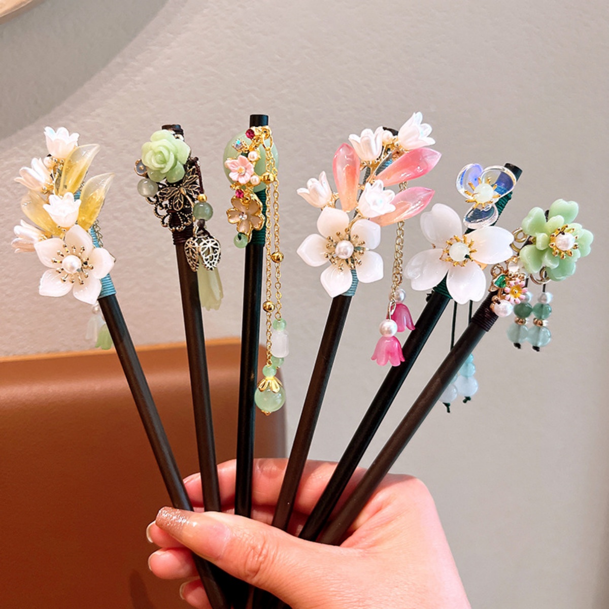 Exquisite Flower Tassel Wooden - Supply Florist ulasan dan harga
