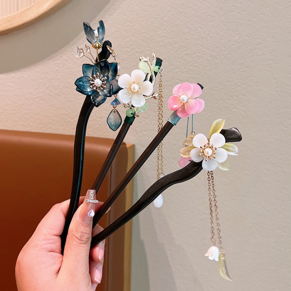 Exquisite Flower Tassel Wooden - Supply Florist ulasan dan harga