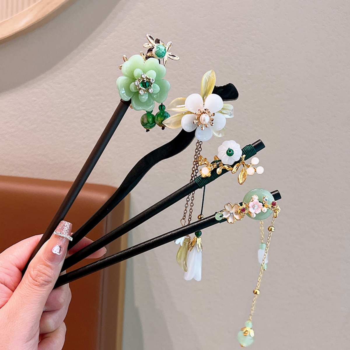 Exquisite Flower Tassel Wooden - Supply Florist ulasan dan harga