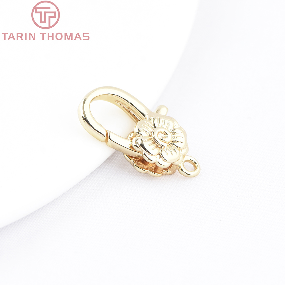 (9730) 4PCS 10x18MM 24K Gold C - Supply Florist ulasan dan harga